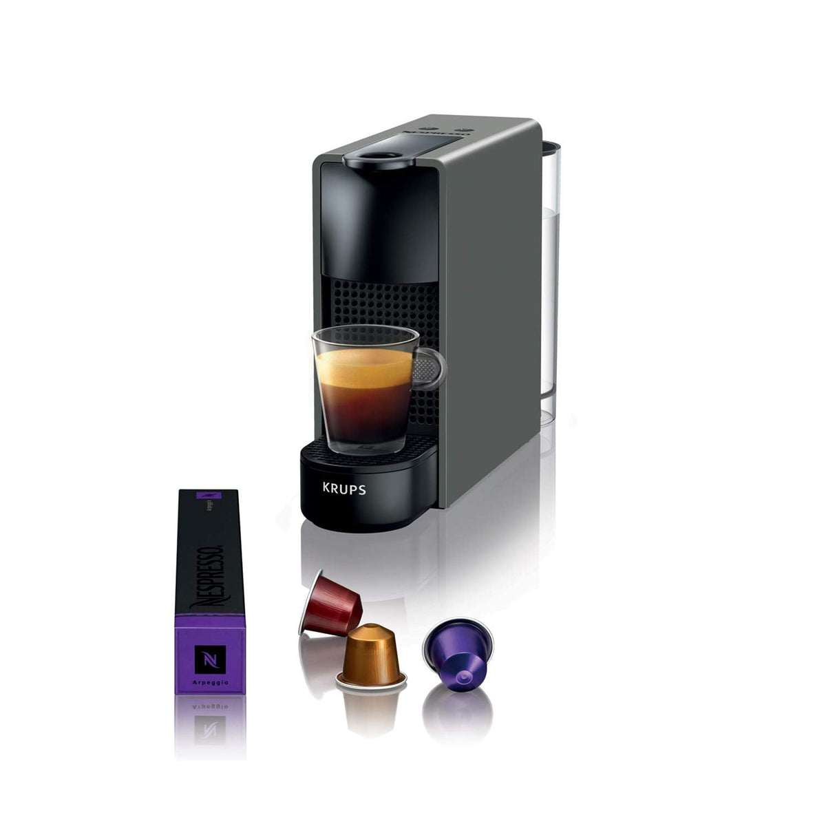 Machine à café Nespresso Essenza Mini gris intense - Pramio